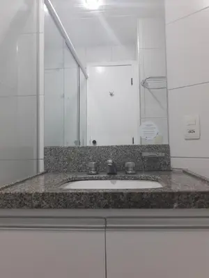 Uma casa de banho em Flat Golden Fortaleza