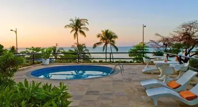 A piscina em ou perto de Flat Golden Fortaleza