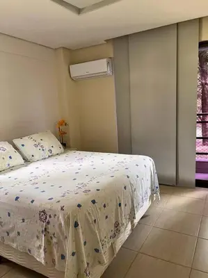 Uma cama ou camas num quarto em Beach Place Resort - Térreo