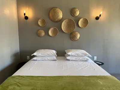 Uma cama ou camas num quarto em Vila Flor Studios
