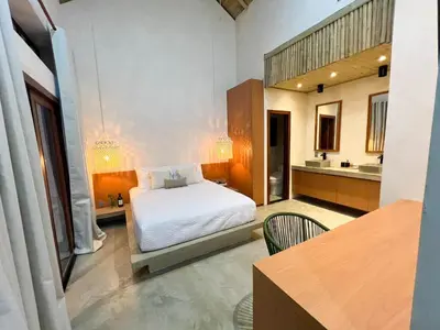 Uma cama ou camas num quarto em Jurema Dourada