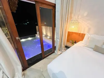 Uma cama ou camas num quarto em Jurema Dourada