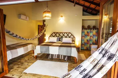 Uma área de estar em Pousada Lacula