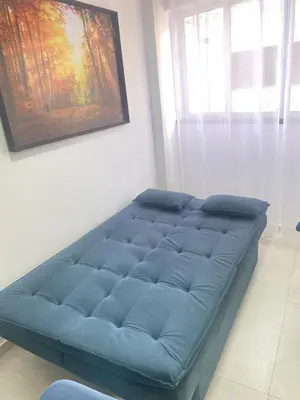 Uma cama ou camas num quarto em Meireles Compact Apartamento 500m da praia