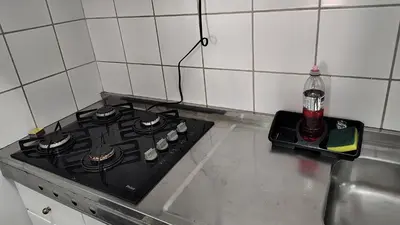 A cozinha ou kitchenette de Lindo Flat Meireles 203 pertinho Beira Mar
