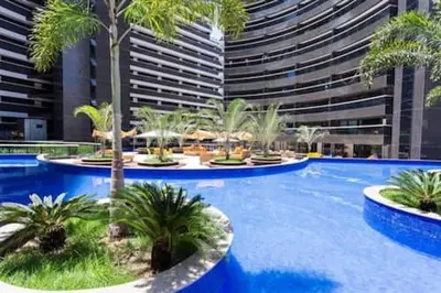 A piscina em ou perto de Apartamento Landscape Beira Mar - Meireles