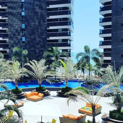 A piscina em ou perto de Apartamento Landscape Beira Mar - Meireles