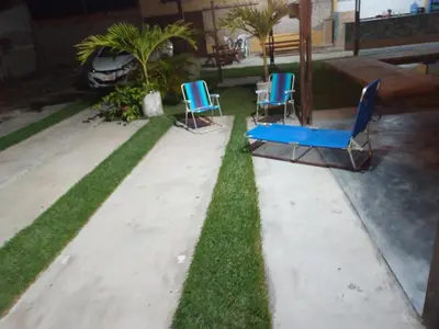 A piscina em ou perto de Chalé dos Coqueiros em Paracuru