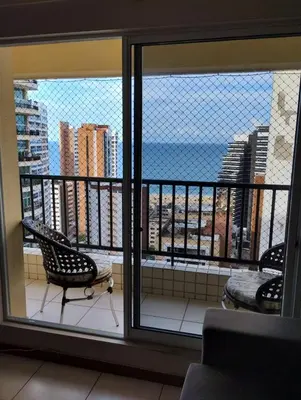 Uma vista do mar geral ou uma vista do mar a partir do apartamento