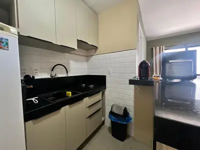A cozinha ou kitchenette de Apartamento Meireles - Beira mar