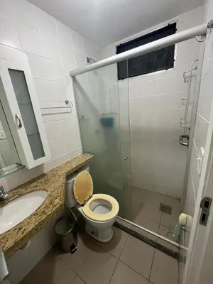 Uma casa de banho em Apartamento Meireles - Beira mar