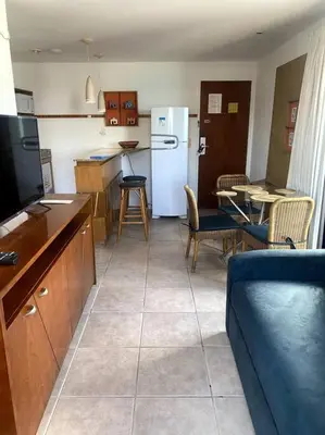 A cozinha ou kitchenette de Flat no Coração do Meireles - Apto 1906