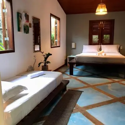 Uma cama ou camas num quarto em Dellacasa