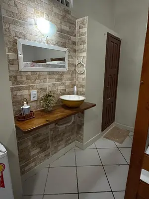 Uma casa de banho em Pousada Praiana Jericoacora