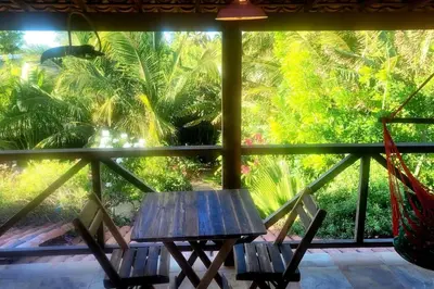 Uma varanda ou terraço em Apartamento FLOREAL icaraizinho 500 m da praia