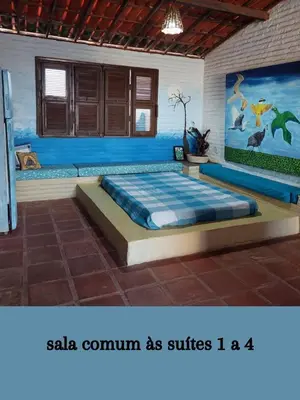 A planta de Portal Vida casa na Taiba - de frente ao mar - piscina - lagoa do kite