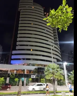 A planta de Flat Beira mar - 1607