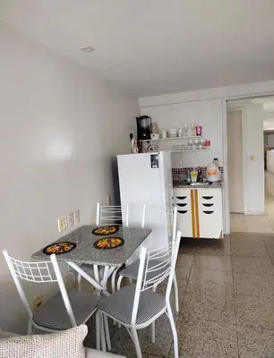 A planta de Flat Beira mar - 1607