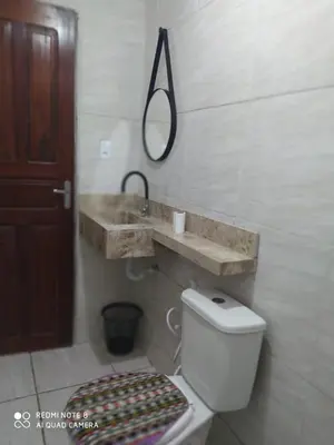 Uma casa de banho em Beach house icaraizinho
