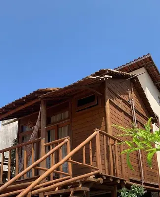 A planta de Chalé do beco,flecheiras