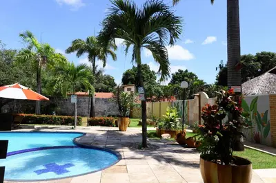 A piscina em ou perto de Loft Rústico com Vista Para a Piscina