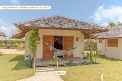 O edifício onde a casa de férias está situado