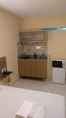 A cozinha ou kitchenette de Flat na Praia de Iracema 105