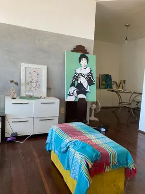 Uma cama ou camas num quarto em Sossego da Lana - vista mar