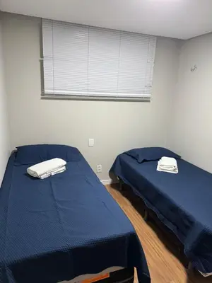 Uma cama ou camas num quarto em Ed Preamar Apt 902 Próximo à Feirinha da Beira Mar