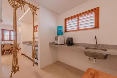 A cozinha ou kitchenette de Casa LadoMar em Mundaú por Carpediem