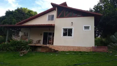 O edifício onde a casa de férias está situado