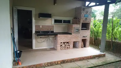 A cozinha ou kitchenette de Reserva dos Ipês