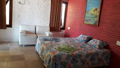 Uma área de estar em OCEANO
