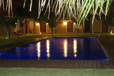 A piscina em ou perto de Flat La Fazenda