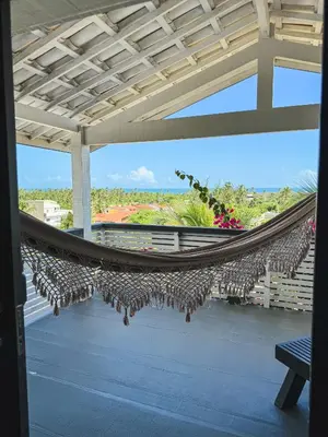Uma varanda ou terraço em CHICO DINA POUSADA