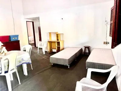 Uma cama ou camas num quarto em Toca do coelho