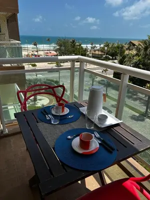 Uma varanda ou terraço em VG Fun Beach Front Apartamentos