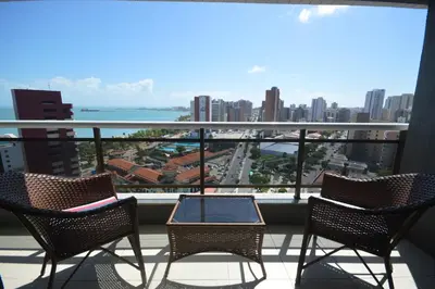 Uma varanda ou terraço em Fortaleza Rentals