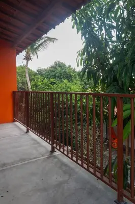 Uma varanda ou terraço em Vila das Pedras