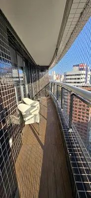 Uma varanda ou terraço em 2201 - Vista mar lateral! Apto para 5 pessoas com ar e vaga