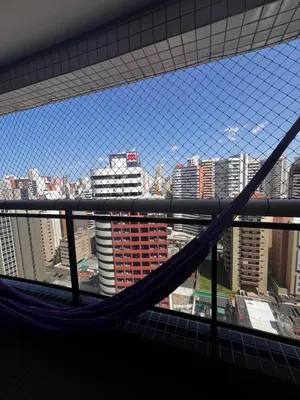 Uma vista geral de Fortaleza ou a vista da cidade a partir do apartamento