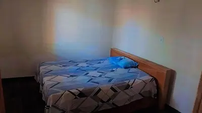 Uma cama ou camas num quarto em Casa de Praia no Iguape Ce.