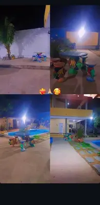 A piscina em ou perto de Casa de Praia no Iguape Ce.