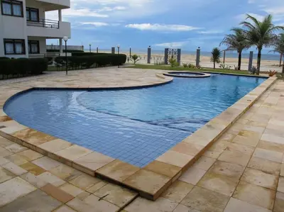 A piscina em ou perto de Apartamento à beira-mar. Beachfront apartment