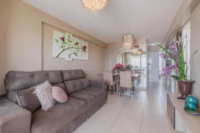 Uma área de estar em BeachVillage 1507N - Praia do Futuro por Carpediem