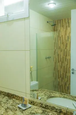 Uma casa de banho em Pecem Beach Hotel - Aval Hotel