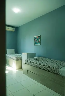 Uma cama ou camas num quarto em Pecem Beach Hotel - Aval Hotel