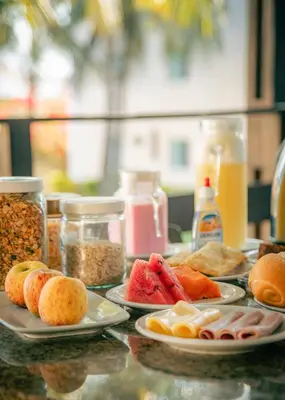 Refeições no hotel ou nas proximidades