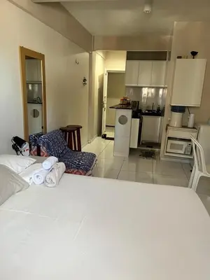 A cozinha ou kitchenette de Stúdio Beira Mar