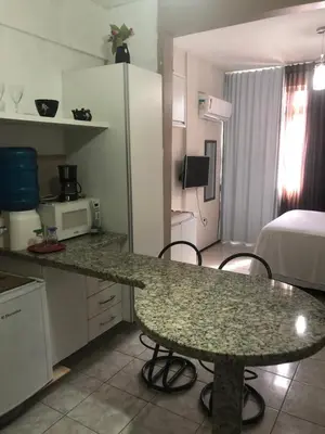 A cozinha ou kitchenette de Stúdio Beira Mar